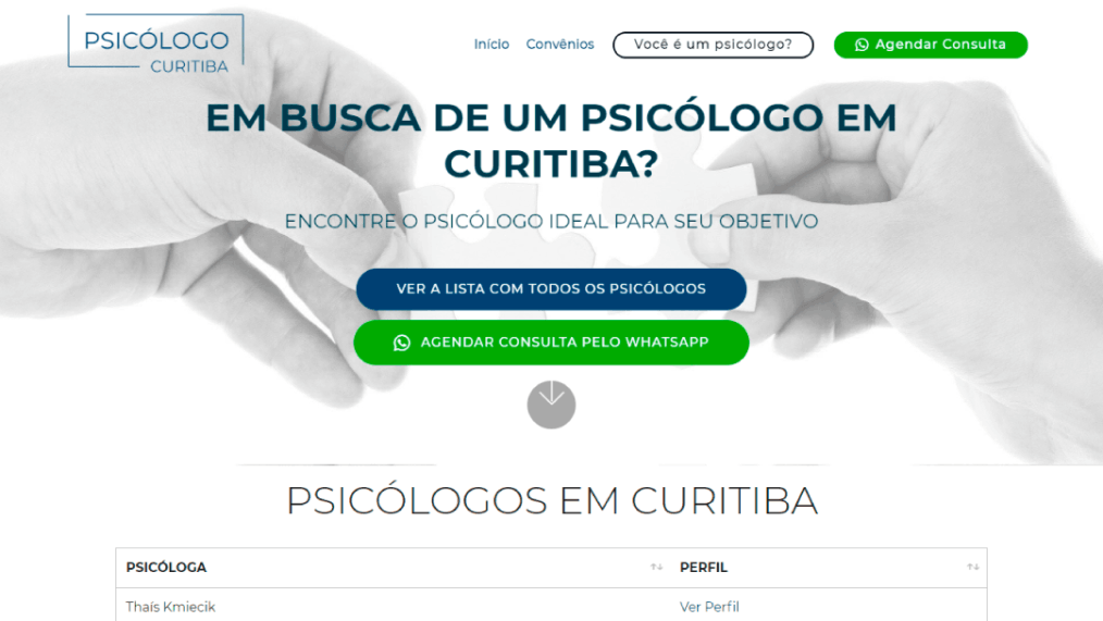 divulgacao na plataforma psicologos curitiba